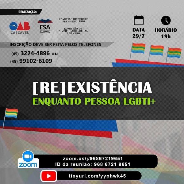 [RE] Existência enquanto pessoa LGBTI+ 